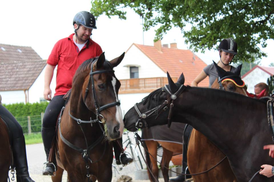 Peter Kreutz auf seinem Wallach Leonidas im Jahr 2014
