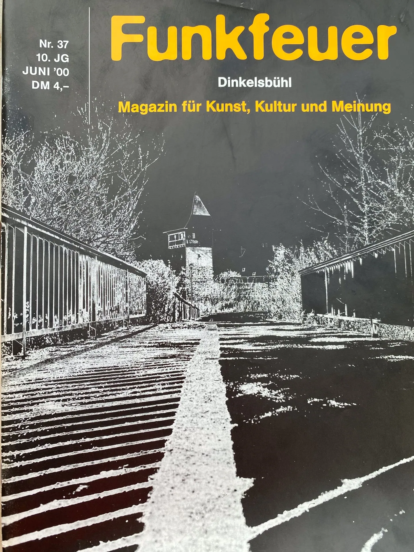 Titelseite des Kulturmagazins Funkfeuer Dinkelsbühl