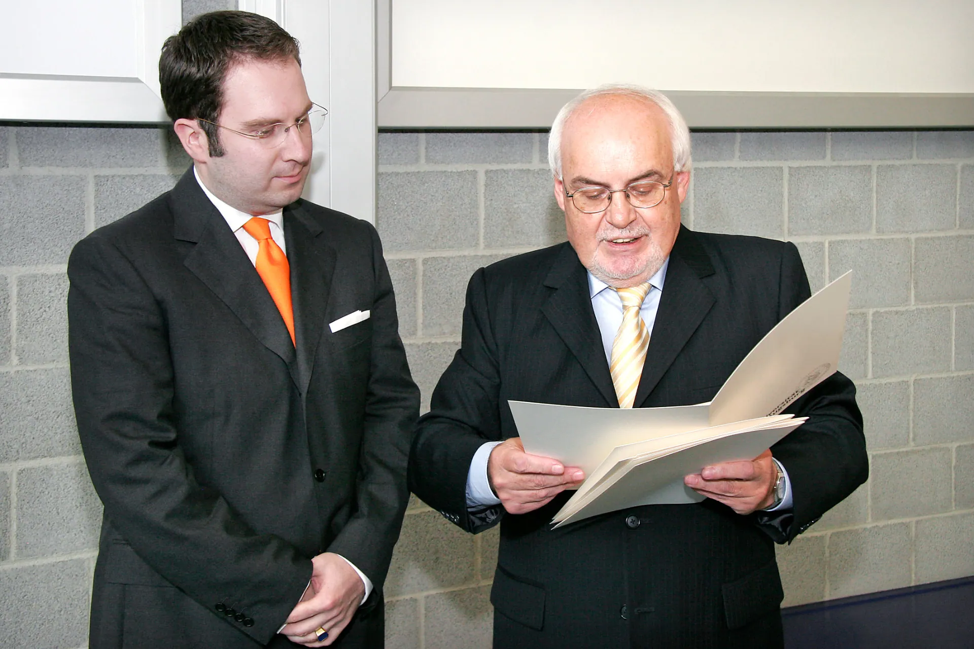 Peter Kreutz bei der Verleihung des Universitätspreises 2008