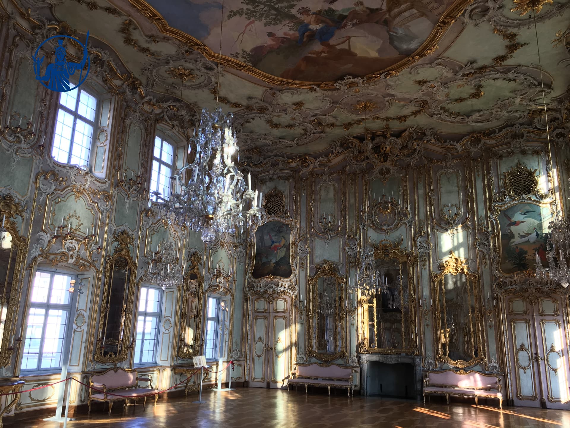 Festsaal des Schaezlerpalais mit Kristalllüstern